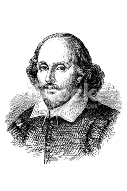 illustration of william shakespeare